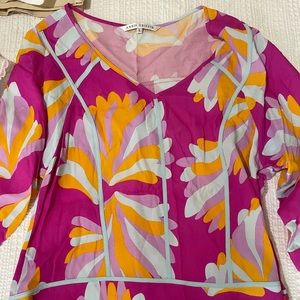 Colorful Annie Griffin blouse